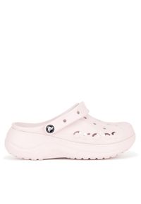 Crocs Klapki BAYA PLATFORM CLOG 208186-6PI Różowy. Kolor: różowy. Materiał: materiał, syntetyk. Obcas: na platformie