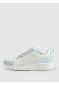 4f - 4F Buty sportowe VELOSPEED z przewiewną cholewką dziewczęce - białe 38. Okazja: na co dzień, na uczelnię. Kolor: biały. Szerokość cholewki: normalna. Sport: bieganie, fitness #1