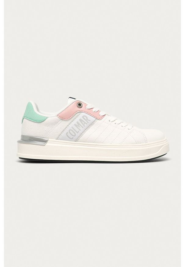 Colmar - Buty RUNNER 115. Nosek buta: okrągły. Zapięcie: sznurówki. Kolor: biały. Materiał: guma