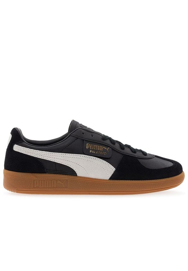 Buty Puma Palermo 39646403 - czarne. Zapięcie: pasek. Kolor: czarny. Materiał: zamsz, skóra, guma. Szerokość cholewki: normalna. Sezon: lato