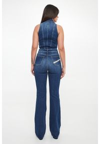 Elisabetta Franchi - Kombinezon damski jeansowy ELISABETTA FRANCHI. Materiał: jeans #5