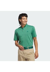 Adidas - Koszulka Ultimate365 Printed Polo. Typ kołnierza: polo. Kolor: zielony. Materiał: materiał. Styl: sportowy