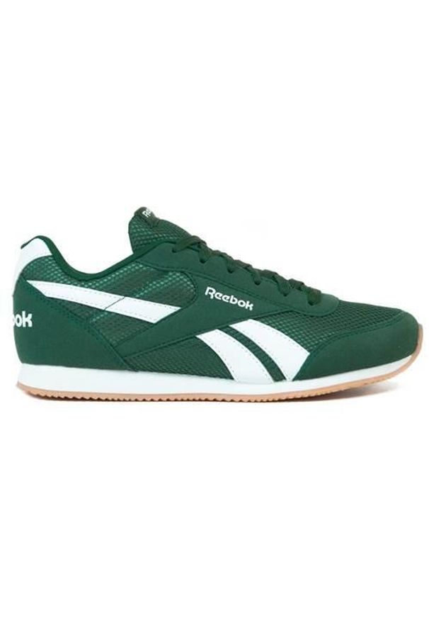 Buty do chodzenia dla dzieci Reebok Royal Cljog 2. Zapięcie: sznurówki. Kolor: zielony. Materiał: materiał, syntetyk, tkanina. Szerokość cholewki: normalna. Model: Reebok Royal. Sport: turystyka piesza