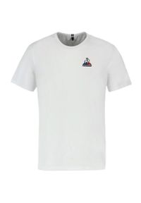 Le Coq Sportif - T-shirt do pilates męski ESS Tee SS N°4 M. Kolor: biały. Sport: joga i pilates #1