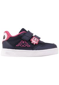 Buty Kappa Pio M Sneakers Jr 280023M 6722 różowe. Okazja: na co dzień. Zapięcie: rzepy. Kolor: różowy. Materiał: syntetyk, materiał. Szerokość cholewki: normalna. Wzór: paski