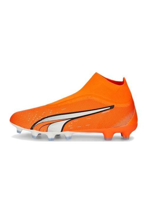 Buty piłkarskie męskie Puma Ultra Match LL Fgag. Zapięcie: sznurówki. Kolor: wielokolorowy. Materiał: syntetyk, materiał. Szerokość cholewki: normalna. Sport: piłka nożna