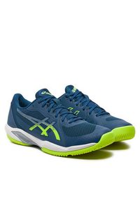 Asics Buty do tenisa Solution Swift Ff 2 1041A466 Niebieski. Kolor: niebieski. Materiał: skóra. Sport: tenis
