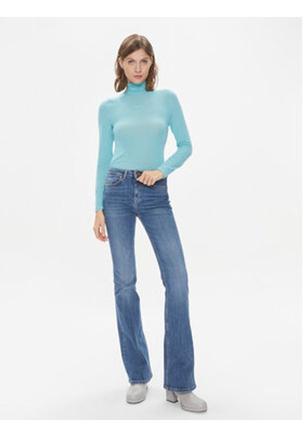 Pinko Jeansy Flora 100561 A0J8 Niebieski Flared Leg. Kolor: niebieski