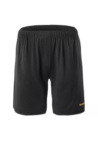 Hi-tec - Spodenki męskie treningowe Hi-Tec Ravi - czarne, Rozmiar XXL. Kolor: czarny. Materiał: poliester, elastan, materiał. Długość: krótkie. Sezon: lato. Sport: fitness #1