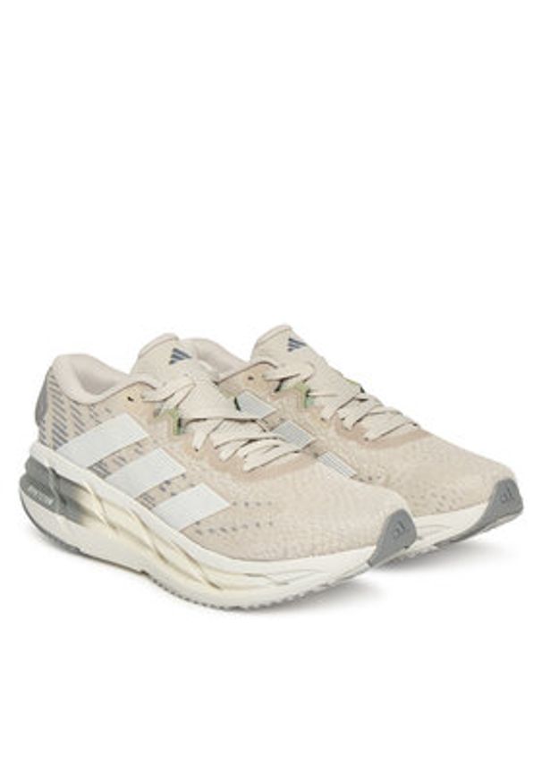 Adidas - adidas Buty do biegania adistar 4 JR0316 Beżowy. Kolor: beżowy. Materiał: materiał