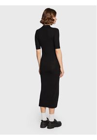 Calvin Klein Sukienka dzianinowa Extra Fine K20K205035 Czarny Slim Fit. Kolor: czarny. Materiał: wełna, dzianina #5