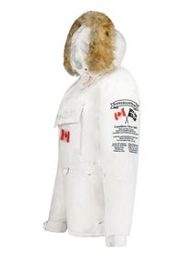 CANADIAN PEAK - Kurtka zimowa dla dzieci Canadia Peak Banapeak. Kolor: biały. Sezon: zima