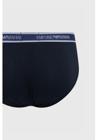 Emporio Armani Underwear Slipy (2-pack) męskie kolor granatowy. Kolor: niebieski #5