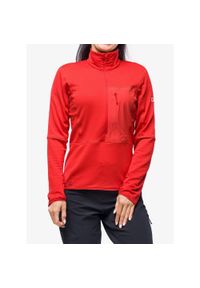 Bluza polarowa damska Berghaus MTN Arete LB HZ. Kolor: czerwony. Materiał: polar