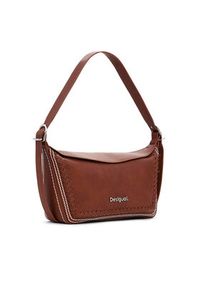Desigual Torebka 25SAXP52 Brązowy. Kolor: brązowy. Materiał: skórzane #4