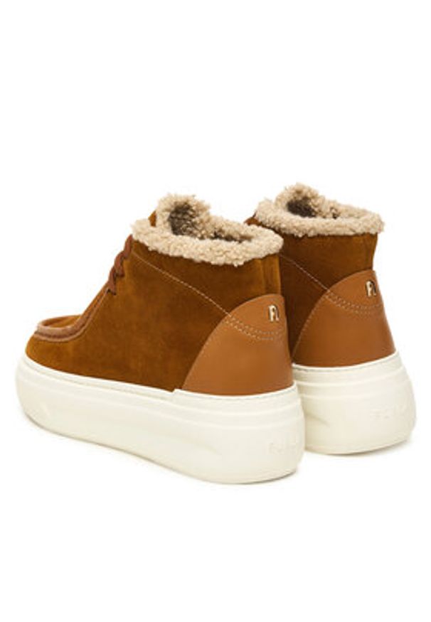 Furla Śniegowce YK32NUA BX4212 PT RY000 1007 Brązowy. Kolor: brązowy. Materiał: zamsz, skóra