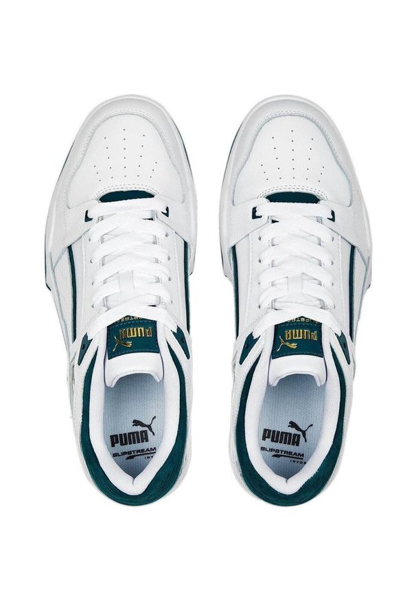 Buty sportowe męskie Puma SLIPSTREAM. Zapięcie: sznurówki. Kolor: biały. Materiał: syntetyk, materiał. Szerokość cholewki: normalna. Sport: turystyka piesza