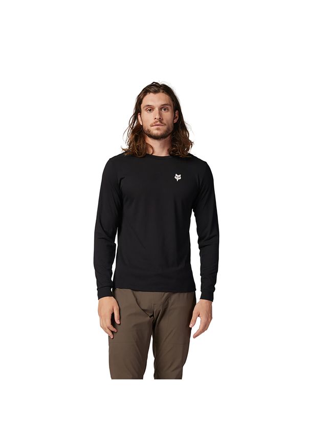 Longsleeve rowerowy męski Fox Racing Ranger Dr Shepherds. Kolor: czarny. Długość rękawa: długi rękaw. Sport: kolarstwo