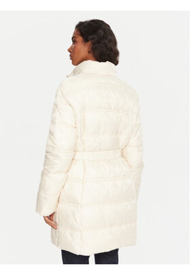 Guess Płaszcz zimowy W5BL44 W2912 Beżowy Regular Fit. Kolor: beżowy. Materiał: syntetyk. Sezon: zima