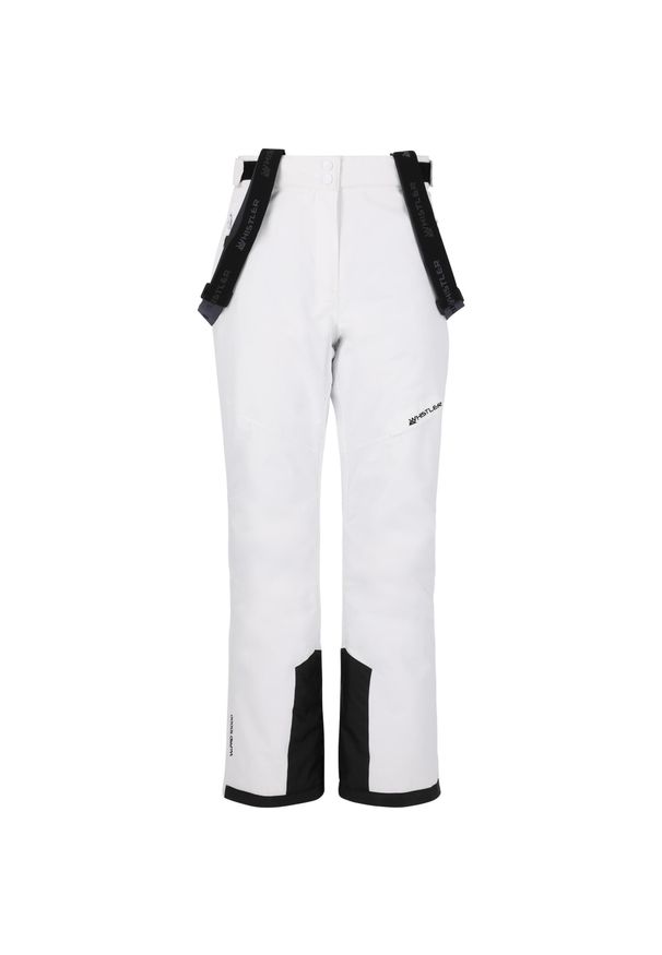 Spodnie narciarskie damskie Whistler Fairway W-PRO 10000. Kolor: biały. Sezon: zima. Sport: narciarstwo