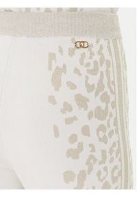 Liu Jo Spodnie dresowe TF5174 MS49I Écru Regular Fit. Materiał: wiskoza #5