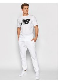 New Balance T-Shirt Classics Tee MT03919 Biały Athletic Fit. Kolor: biały. Materiał: bawełna #4