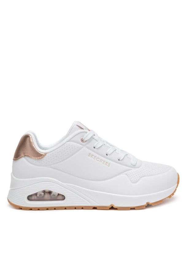skechers - Skechers Sneakersy UNO 177094 WHT Biały. Kolor: biały. Materiał: materiał