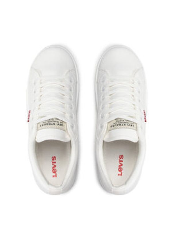 Levi's® Sneakersy 234198-661-50 Biały. Kolor: biały. Materiał: skóra