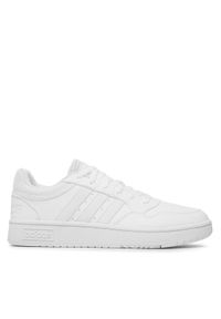 Adidas - adidas Buty Hoops 3.0 IG7916 Biały. Kolor: biały. Materiał: materiał