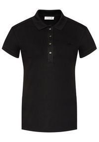 Lacoste Polo PF5462 Czarny Slim Fit. Typ kołnierza: polo. Kolor: czarny. Materiał: bawełna