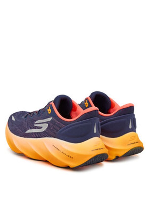 skechers - Skechers Buty do biegania Aero Burst 246210/NVOR Granatowy. Kolor: niebieski. Materiał: materiał