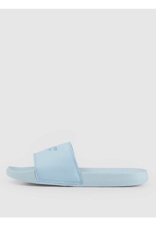 4f - 4F Klapki damskie - niebieskie 37. Okazja: na co dzień, na plażę. Kolor: niebieski. Materiał: guma. Sezon: lato. Styl: casual