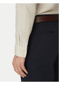 Marc O'Polo Koszula 523 7428 42318 Beżowy Regular Fit. Typ kołnierza: polo. Kolor: beżowy. Materiał: len #4