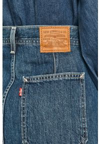 Levi's® - Levi's - Spódnica jeansowa. Okazja: na spotkanie biznesowe, na co dzień. Kolor: niebieski. Materiał: jeans. Wzór: gładki. Styl: biznesowy, casual #3