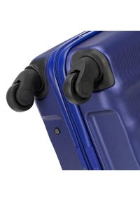 Wittchen - Komplet walizek z polikarbonu z teksturą. Kolor: niebieski. Materiał: guma. Styl: klasyczny #2