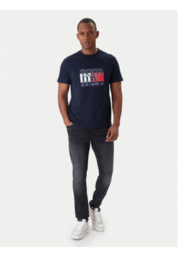 Tommy Jeans Jeansy Austin DM0DM22455 Niebieski Slim Fit. Kolor: niebieski