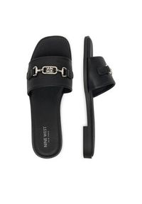 Nine West Klapki 678322-84 Czarny. Kolor: czarny. Materiał: materiał, syntetyk
