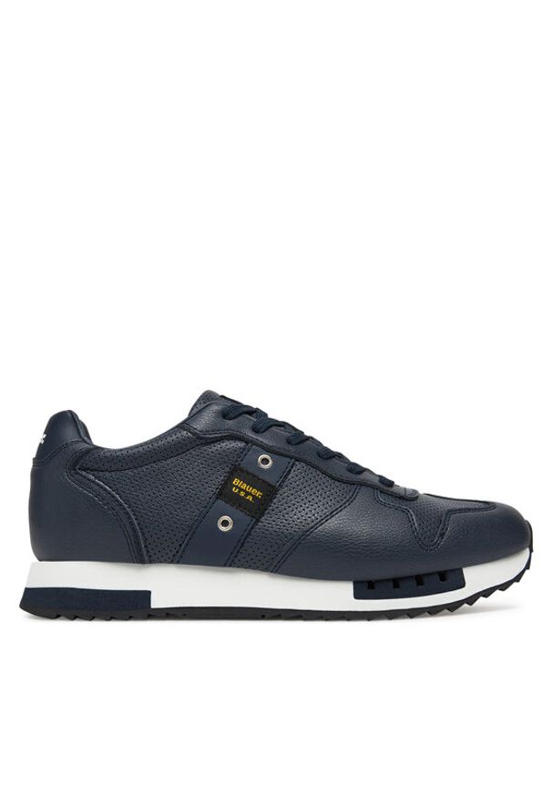 Blauer Sneakersy S5QUEENS04 Granatowy. Kolor: niebieski. Materiał: skóra