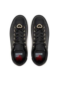 Love Moschino - LOVE MOSCHINO Sneakersy JA15165G1NIAX00040 Czarny. Kolor: czarny. Materiał: skóra #4