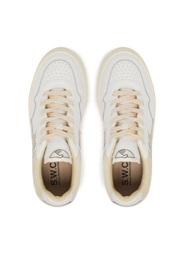 S.W.C Stepney Workers Club Sneakersy Pearl YA23500 Biały. Kolor: biały. Materiał: skóra