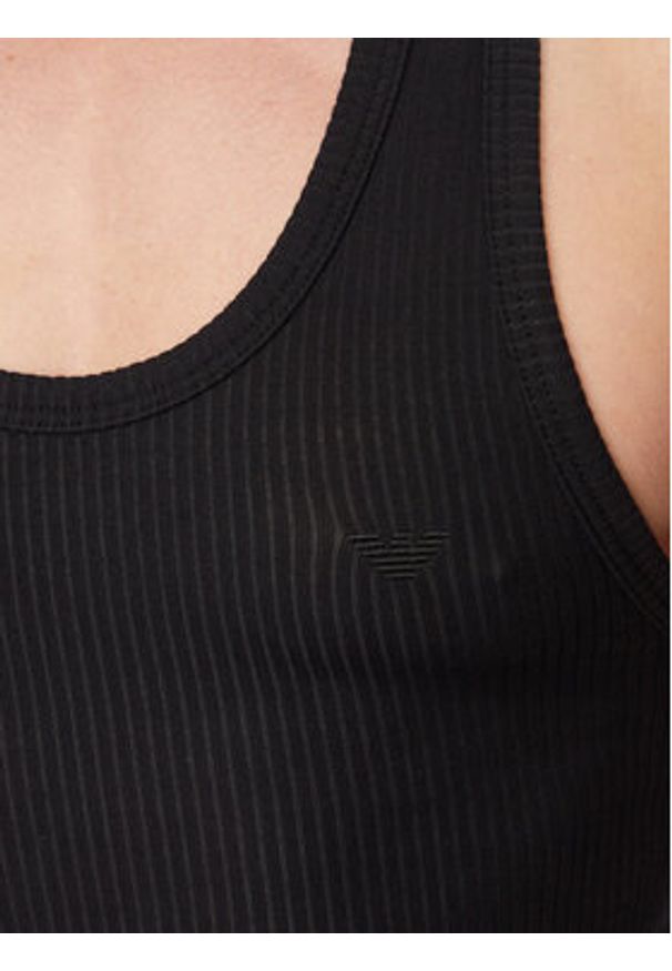 Emporio Armani Tank top EM000387 AF18892 FC243 Czarny Slim Fit. Kolor: czarny. Materiał: syntetyk