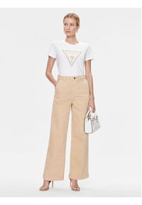 Guess T-Shirt W4RI69 J1314 Biały Regular Fit. Kolor: biały. Materiał: bawełna #5