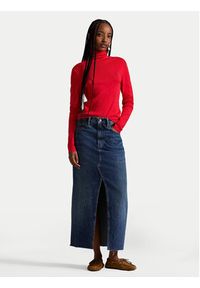 Polo Ralph Lauren Spódnica jeansowa 211A95501001 Granatowy Regular Fit. Kolor: niebieski. Materiał: bawełna #3