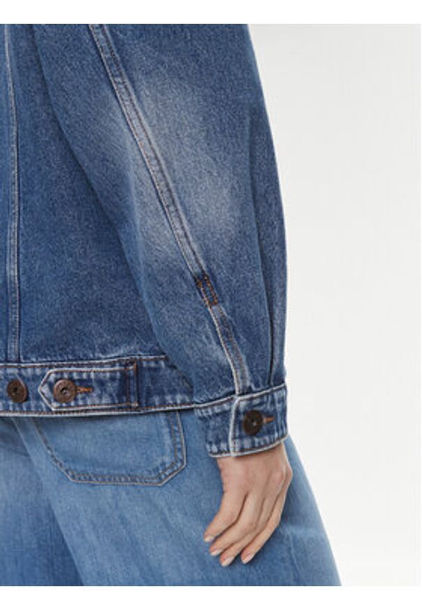 Weekend Max Mara Kurtka jeansowa Pio 2415041071 Niebieski Regular Fit. Kolor: niebieski. Materiał: bawełna
