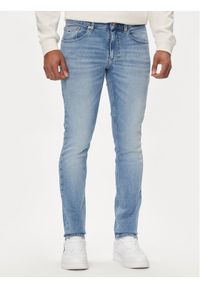 Tommy Jeans Jeansy Scanton DM0DM18137 Niebieski Slim Fit. Kolor: niebieski