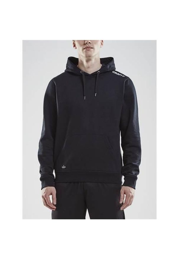 Bluza sportowa męska Craft Community. Typ kołnierza: kaptur. Kolor: czarny. Sport: fitness