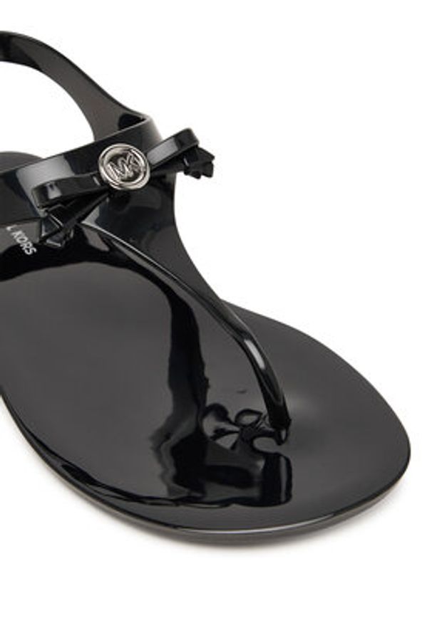 MICHAEL Michael Kors Sandały Eva Thong 40S6EVFA1Q Czarny. Kolor: czarny. Materiał: syntetyk