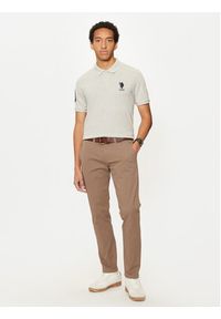 U.S. Polo Assn. Polo MUP3313 Szary Regular Fit. Typ kołnierza: polo. Kolor: szary. Materiał: bawełna