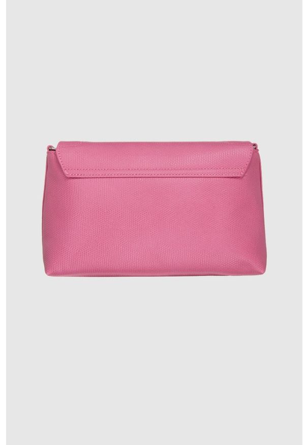 Valentino by Mario Valentino - VALENTINO Różowa torebka z ozdobnym V oceania re satchel. Kolor: różowy. Materiał: skórzane