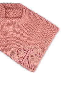 Calvin Klein Opaska materiałowa Monogram Embro K60K612658 Różowy. Kolor: różowy. Materiał: poliester, materiał #3